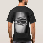 Classic Muscle Car Burnout Black & White  T-shirt (Achterkant)