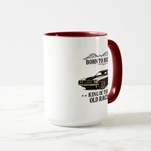 Classic Muscle Car Combo Mug Mok (Voorkant rechts)