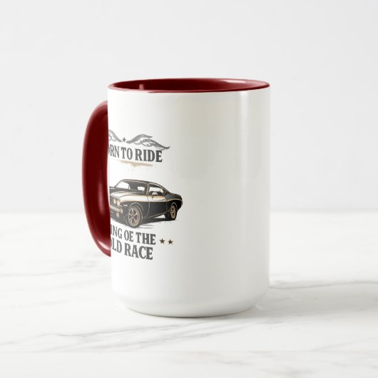 Classic Muscle Car Combo Mug Mok (Voorkant links)