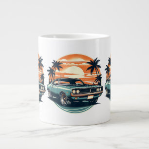 Classic Muscle Car Retro  Stijl Grote Koffiekop