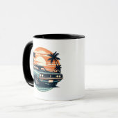 Classic Muscle Car Retro Stijl Mok (Voorkant links)