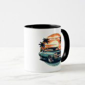 Classic Muscle Car Retro Stijl Mok (Voorkant rechts)