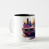 Classic Mustang Coffee Mug Tweekleurige Koffiemok (Voorkant links)