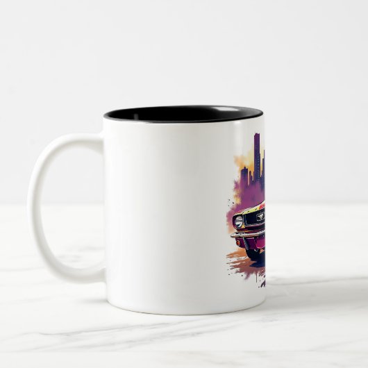 Classic Mustang Coffee Mug Tweekleurige Koffiemok (Links)