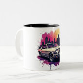 Classic Mustang Coffee Mug Tweekleurige Koffiemok (Voorkant links)