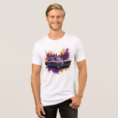 Classic Mustang Muscle Car T-Shirt (Voorkant volledig)