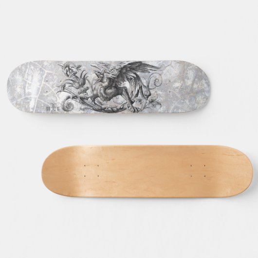 Classic Mythical Beast Persoonlijk Skateboard (Horizontaal)