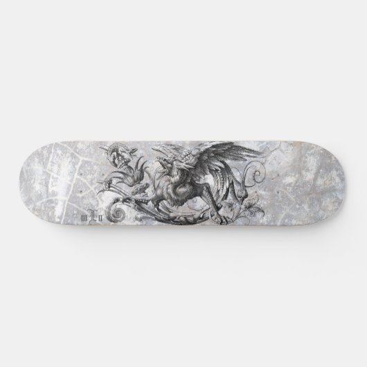 Classic Mythical Beast Persoonlijk Skateboard (Horizontaal)
