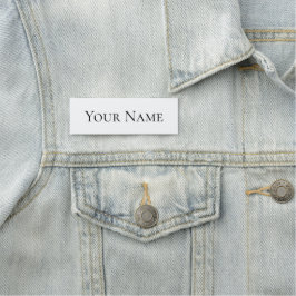 Classic Name Tag - Jouw naam