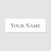 Classic Name Tag - Jouw naam (Voorkant)
