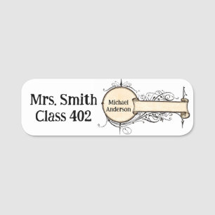 Classic Name Tag School Labels