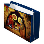 CLASSIC NATIVITY SCENE GIFT BAG VOOR CHRISTMAS GROOT CADEAUZAKJE (Voorkant Gekanteld)