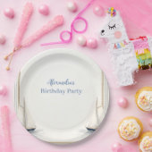 Classic Nautical Sailboat Birthday Papieren Bordje (Feest)