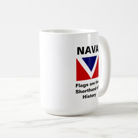 Classic NAVA Flag Mok 12oz (Voorkant rechts)
