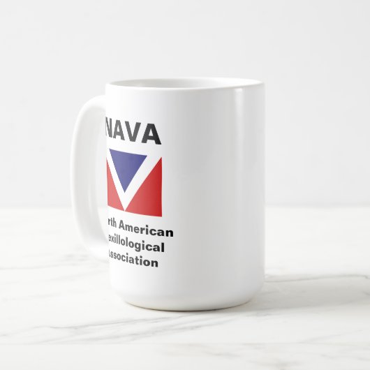Classic NAVA Flag Mok 12oz (Voorkant links)