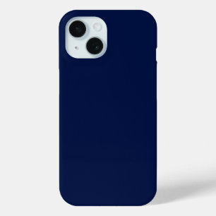 Classic Navy Blue  iPhone 15 Case