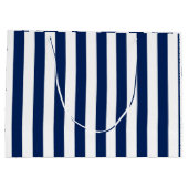 Classic Navy Stripes Custom Groot Cadeauzakje (Achterkant)