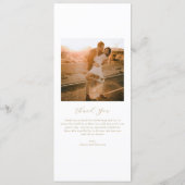 Classic Neutral Monogram Elegant Wedding Menu (Achterkant)
