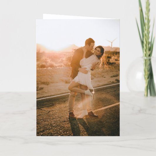 Classic Neutral Monogram Elegant Wedding Programma (Achterkant)