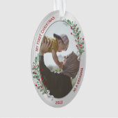 Classic Newborn 1e kerstgrootma Ornament (voorkant)