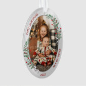 Classic Newborn 1e Kerstmis Big Sister Ornament (voorkant)
