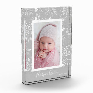 Classic Newborn Baby Birth Custom Fotoblokken