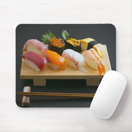 Classic Nigiri Set – Traditional Sushi Mouse Pad Muismat (Met muis)