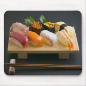 Classic Nigiri Set – Traditional Sushi Mouse Pad Muismat (Voorkant)