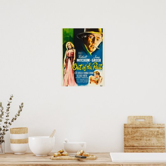 Classic Noir Must-Have: Uit het verleden Poster (Keuken)