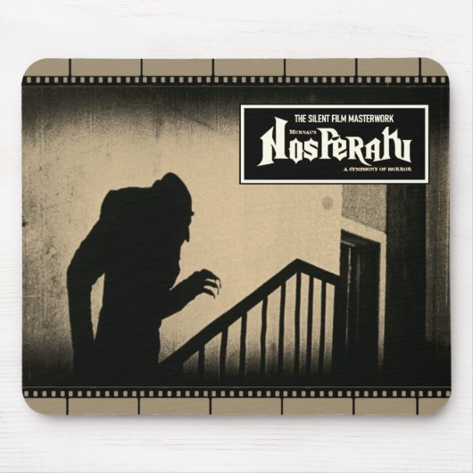Classic nosferatu Filmstrip Mousepad Muismat (Voorkant)