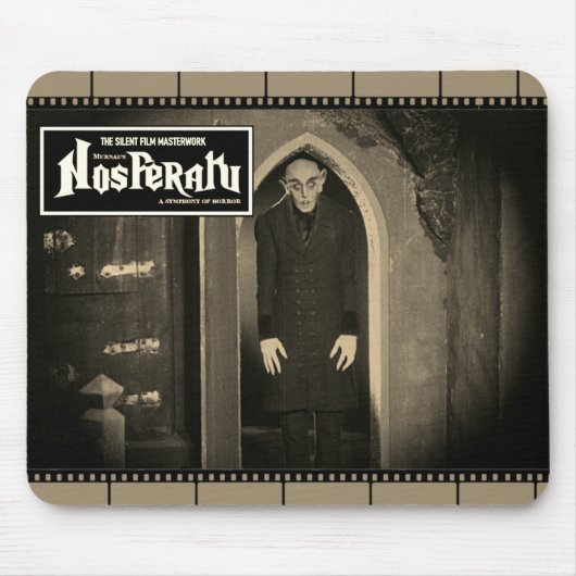 Classic nosferatu Filmstrip Mousepad Muismat (Voorkant)