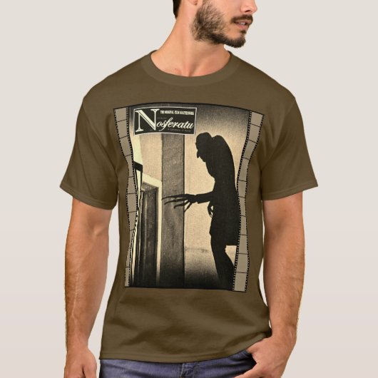 Classic Nosferatu Horror Film T-Shirt (Voorkant)