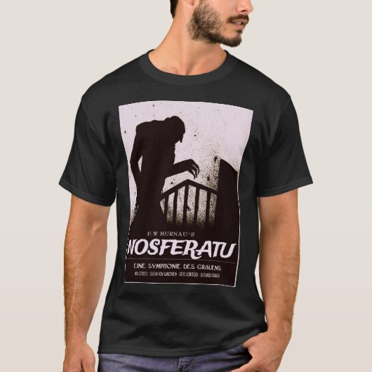 Classic Nosferatu Poster T-Shirt (Voorkant)