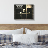 Classic nosferatu Streted Canvas Print (Insitu (Slaapkamer))