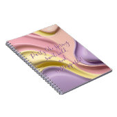 Classic notebook in stylish graphic notitieboek (Rechterzijde)