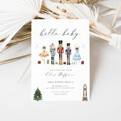 Classic Notenkraker Baby shower Invitation Decembe Kaart