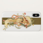 Classic Nouveau  Beauty Case-Mate iPhone Case (Achterkant (horizontaal))
