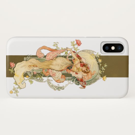 Classic Nouveau  Beauty Case-Mate iPhone Case (Achterkant (horizontaal))