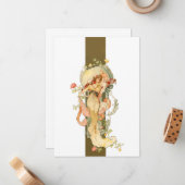 Classic Nouveau  Beauty Notitiekaartje (Voorkant / Achterkant in situ)