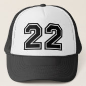 Classic nummer "22" trucker pet (Voorkant)