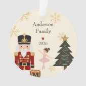 Classic Nutcracker Christmas Acrylic Ornament (voorkant)