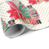 Classic Nutcracker & Princess Kerstcadeau Cadeaupapier (Rol Hoek)