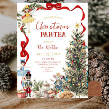 Classic Nutcracker Red Bow Coquette Christmas 