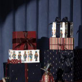 Classic nutcracker wrapping paper cadeaupapier