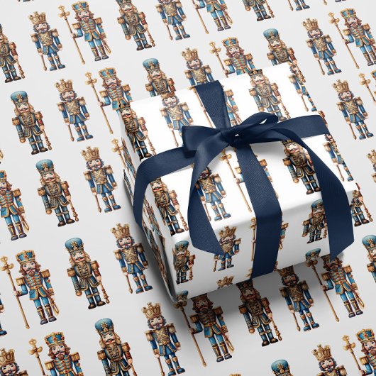 Classic nutcracker wrapping paper cadeaupapier