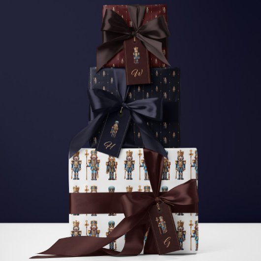 Classic nutcracker wrapping paper cadeaupapier