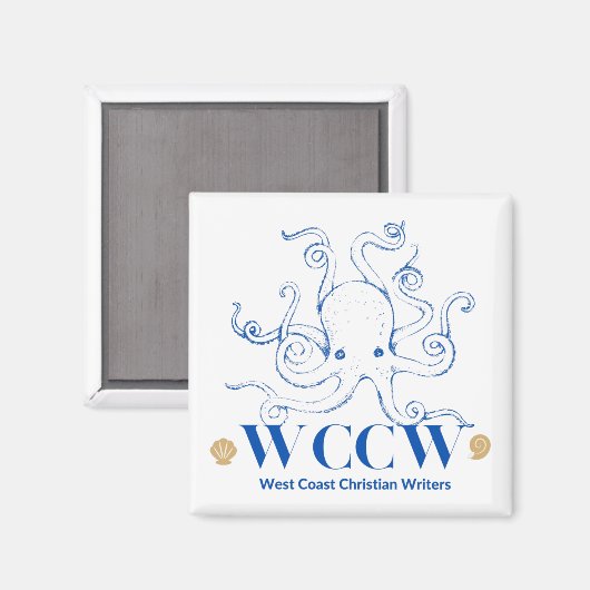 "Classic Octopus" Magnet van WCCW (Voorkant / Achterkant)