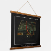 Classic Old Car Dashboard-stuurwiel Hangend Wandkleed (Gebogen)