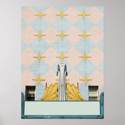 Classic Old Movie Theater Marquee Poster (Voorkant)