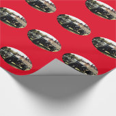 Classic Old Time Car Cadeaupapier (Hoek)